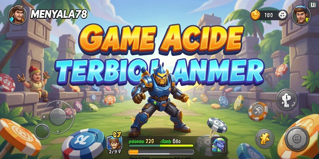 Tampilan gameplay menarik dari MENYALA78 yang penuh warna.