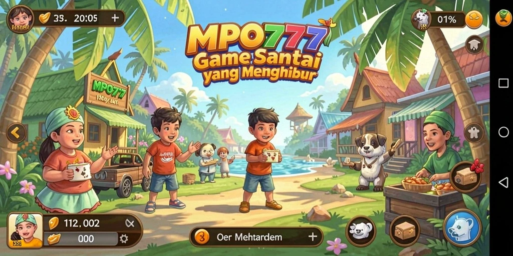 Tampilan gameplay MPO777 yang menarik dan penuh warna.