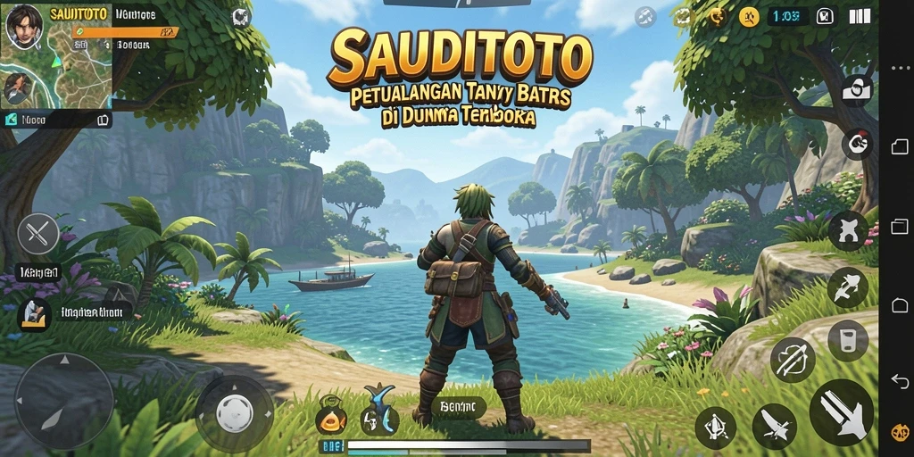 Tampilan gameplay menarik dari SAUDITOTO dalam dunia yang luas dan interaktif.