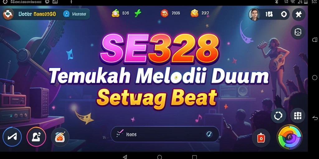 Tampilan menarik dari gameplay SE328 yang penuh musik.